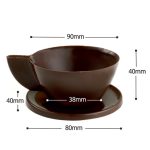 ΚΕΛΥΦΗ TEA CUP ΚΑΙ ΠΑΤΑΚΙ ΜΕ ΣΟΚΟΛΑΤΑ DARK  SY1-0018/ 24ΤΕΜ